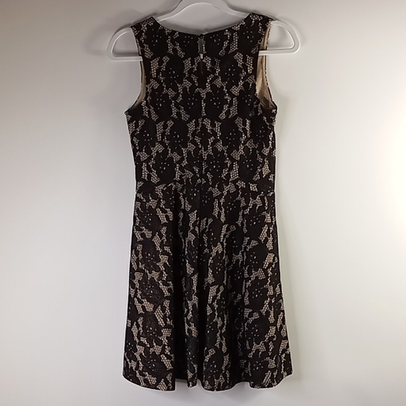 Blue Rain Black Lace Lined A-Line Dress Size Medium - Picture 10 of 14